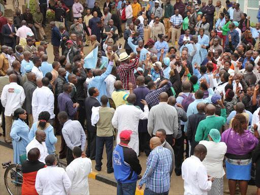 Healthcare Workers Begin Strike as They Demand for Salary Review