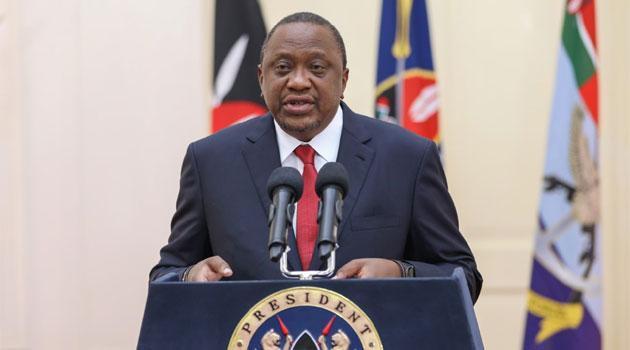 President Uhuru Kenyatta. [Photo/PSCU]