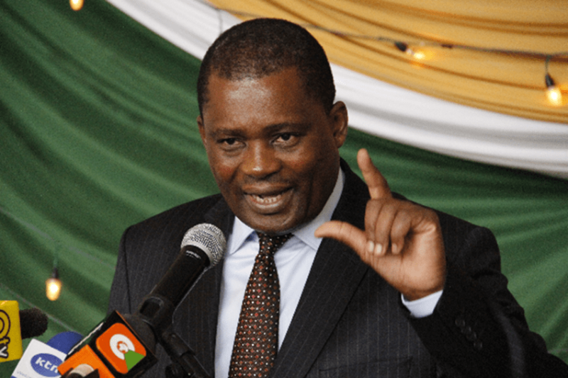 National Assembly Speaker Justin Muturi.