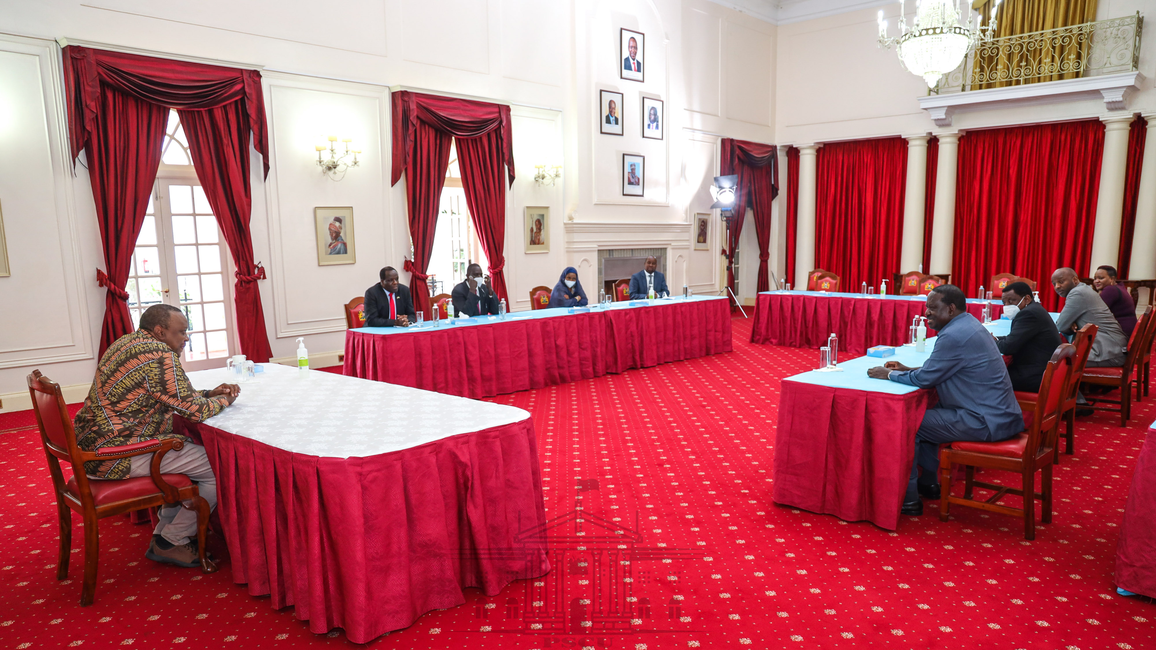 President Uhuru Kenyatta at State House 