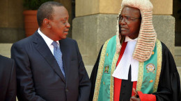 President Kenyatta and CJ Maraga