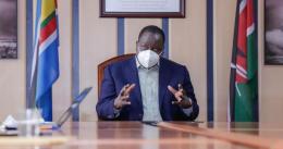 File image of Interior Cabinet Secretary Dr Fred Matiang'i during a past briefing. |Photo| Courtesy|