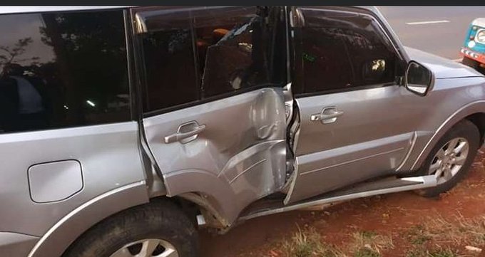Vehicle involved in road accident