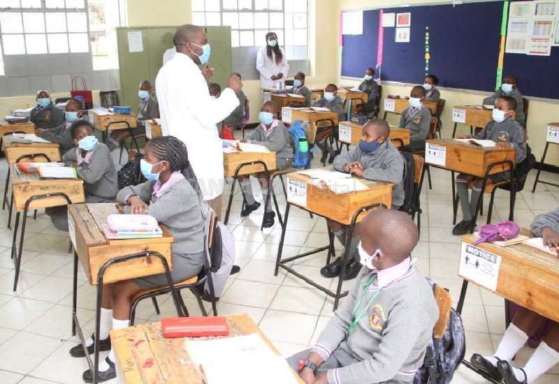 Learners in class