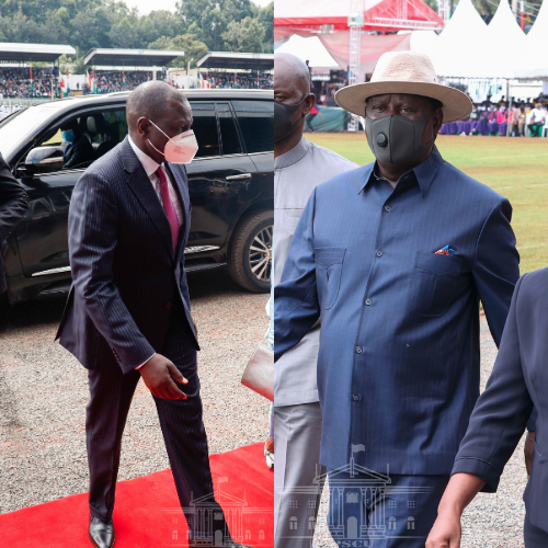 DP William Ruto and ODM Leader Raila Odinga 