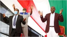 DP Ruto in church