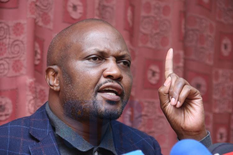Gatundu South MP Moses Kuria. [Photo: Courtesy]