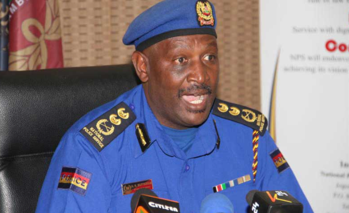 Inspector General of Police Hilary Mutyambai 
