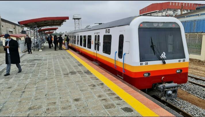 File image of Kenya Railways commuter train.