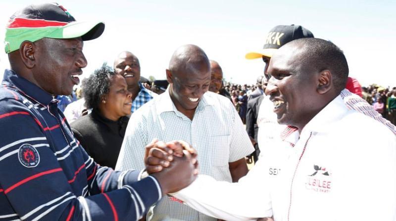 DP William Ruto with Senator Aaron Cheruiyot