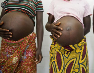 File: Pregnant school girls