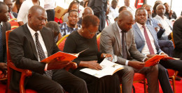 Deputy President William Ruto, Kandara MP Alice Wahome and Senator 