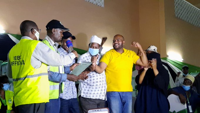 Independent candidate, Feisal Bader wins Msambweni by-election
