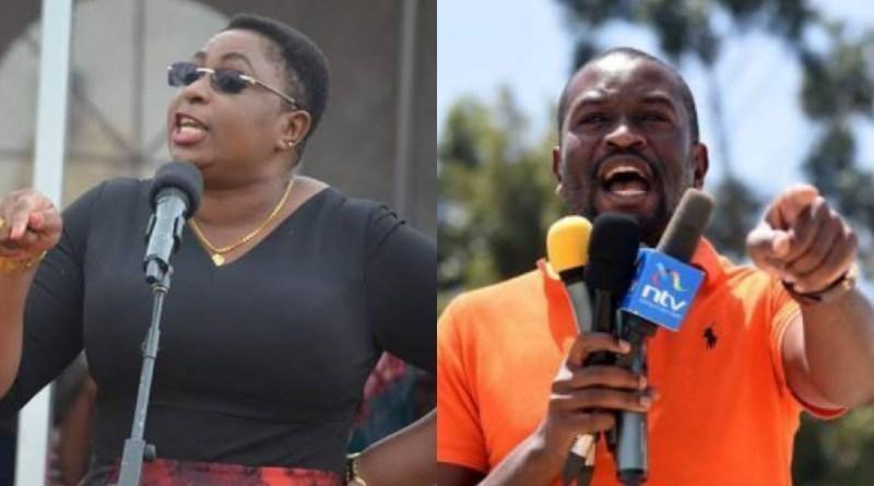 Malindi MP Aisha Jumwa & ODM Sec-Gen Edwin Sifuna