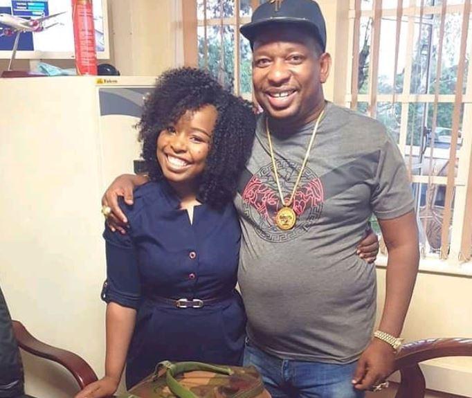 Governor Mike Sonko and daughter Saumu Mbuvi