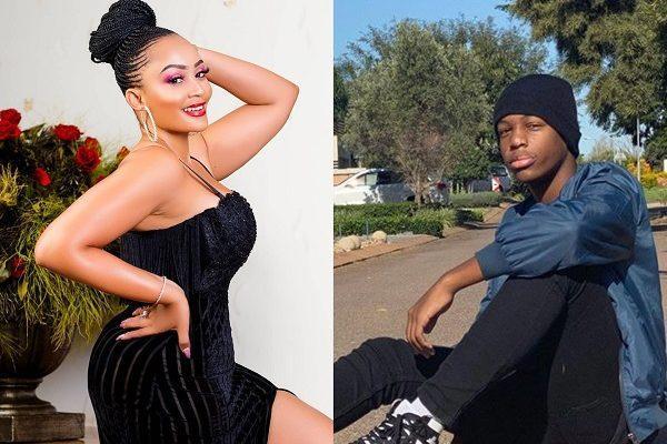 Zari Hassan and her son Raphael Ssemwanga