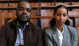 Alfred Munyua and Sarah Hassan in Crime and Justice 