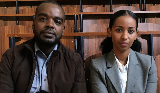Alfred Munyua and Sarah Hassan in Crime and Justice 