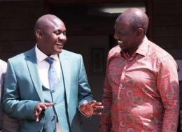 DP William Ruto with Urbanus Ngengele
