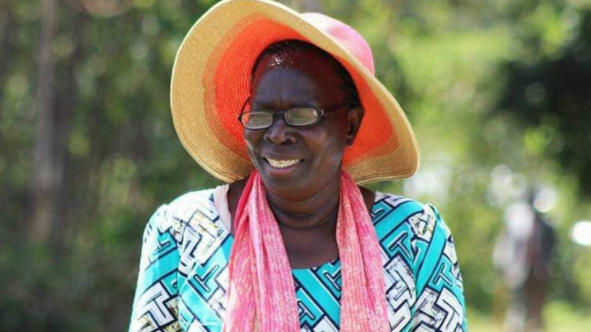 The late Angeline Ajwang, the mother to Kibra MP Imran Okoth