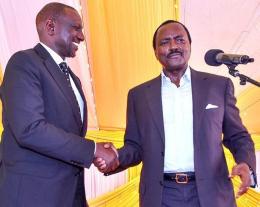 File Image of Deputy President William Ruto and Kalonzo Musyoka