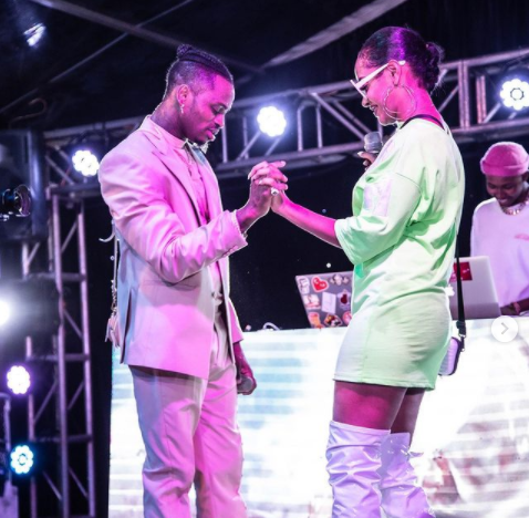 Tanasha and Diamond Platnumz