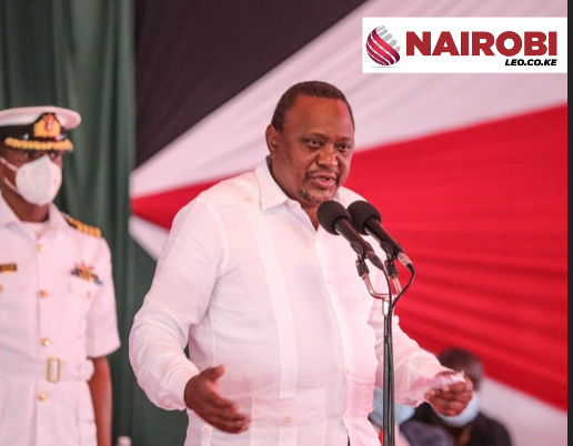 President Uhuru Kenyatta in Nyeri County 