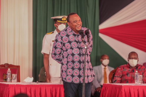 President Uhuru Kenyatta in Sagana
