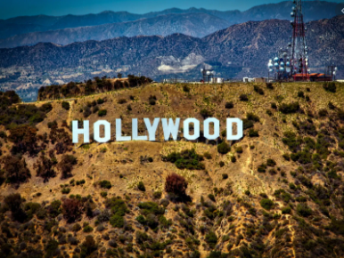 Hollywood signboard