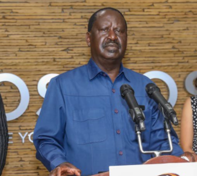 ODM Leader Raila Odinga 