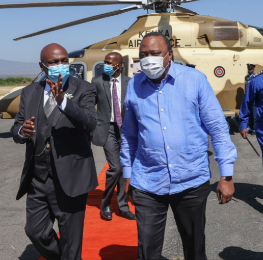 President Uhuru Kenyatta & Senator Gideon Moi in Kabarak