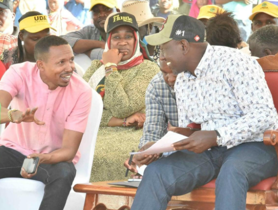 Deputy President William Ruto and Nyali MP Mohammed Ali 