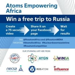 New Deadline for “Atoms Empowering Africa” Online Video Competition Announced