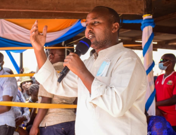 Suna East Member of Parliament (MP) Junet Mohamed while in Turkana 