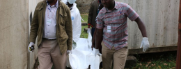 Dead body carried off [Photo Courtesy]: