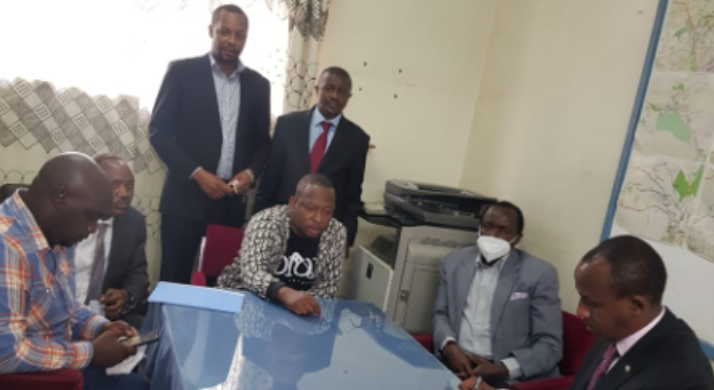 Mike Sonko visited by Wiper Party leaders [Photo Courtesy]: