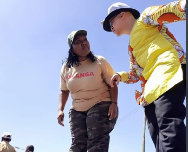 File image of Millicent Omanga and Isaac Mwaura