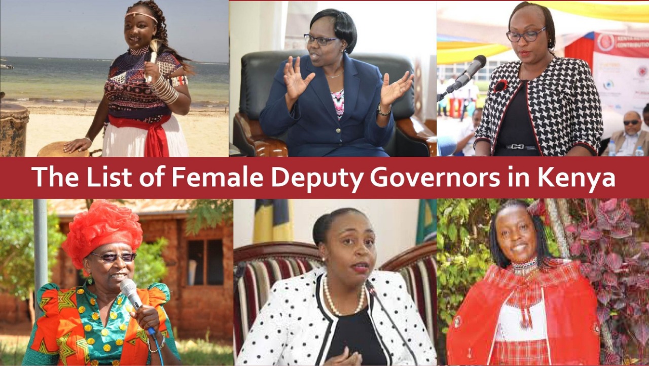 Ann Kananu, Caroline Karugu  and List of Female Deputy Governors in Kenya  