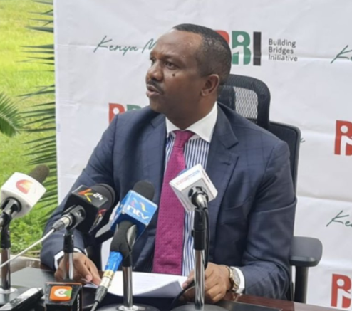 The Building Bridges Initiative (BBI) secretariat co-chairman Dennis Waweru