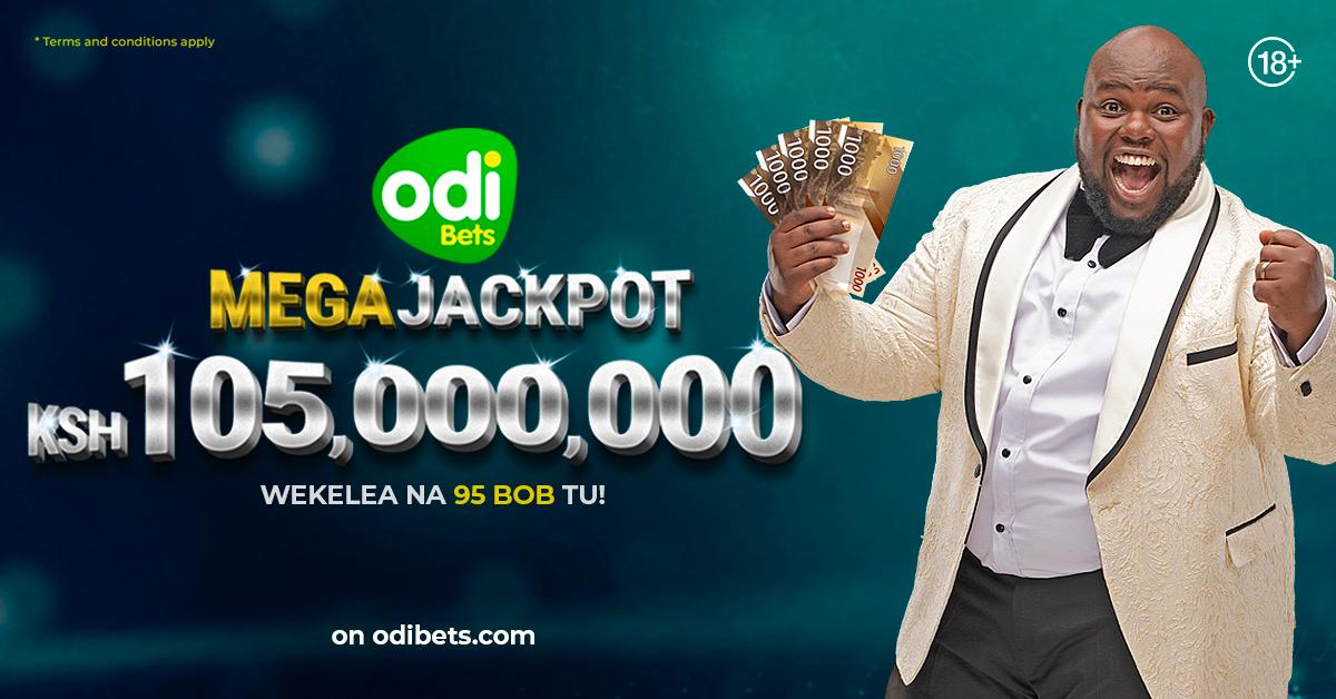 105 Million! Odibets unveils MEGA Jackpot