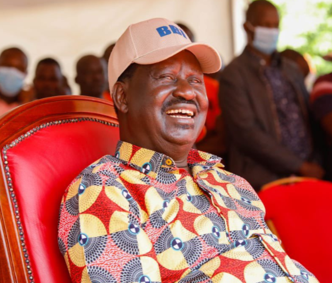 ODM  leader Raila Odinga