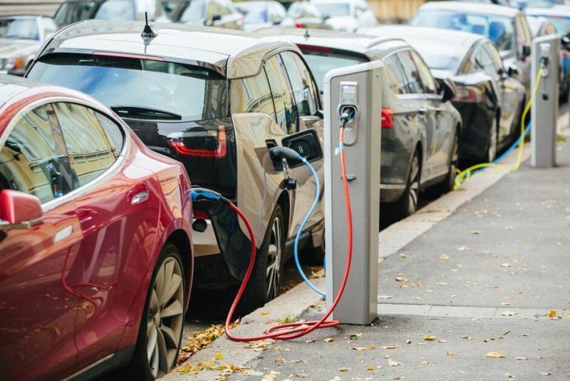 File image of electric cars at a charging station. |Photo| Courtesy|