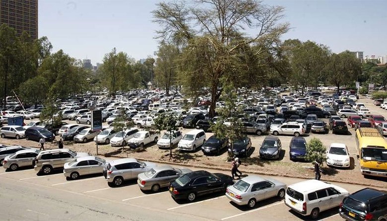 File image of cars at a Nairobi Parking lot. |Photo| Courtesy|