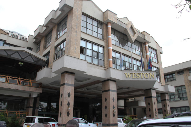File image of Weston Hotel, Nairobi. |Photo| Courtesy|