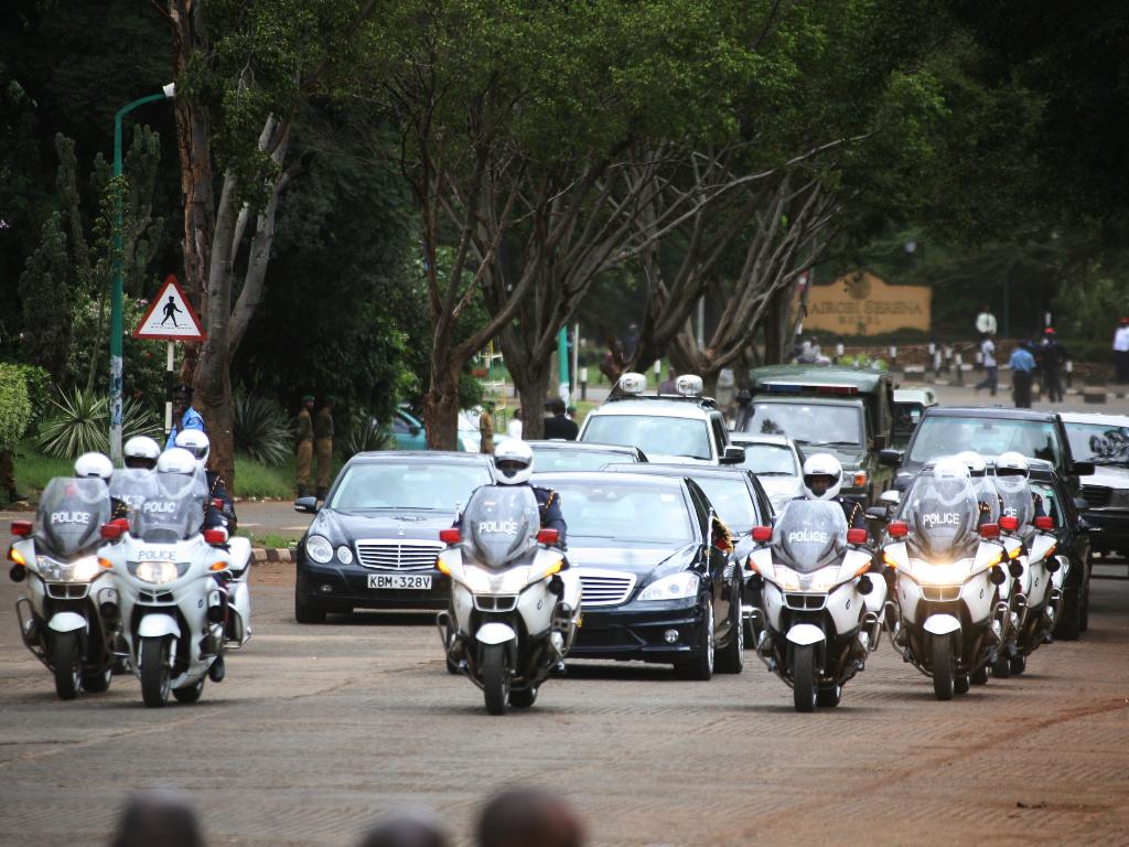 File image of President Uhuru Kenyatta's motorcade. |Photo| Courtesy|