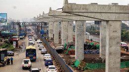 File image of the Nairobi Expressway under construction. |Photo| Courtesy|