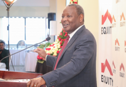 Equity Group Holdings Managing Director and CEO Dr James Mwangi