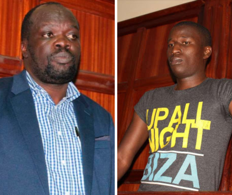 Bloggers Cyprian Nyakundi and Robert Alai 
