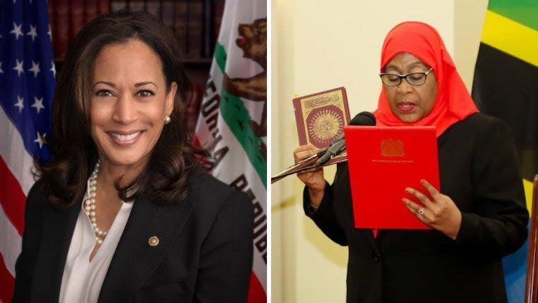 US  Vice President Kamala Harris and Tanzania's President Samia Suluhu 