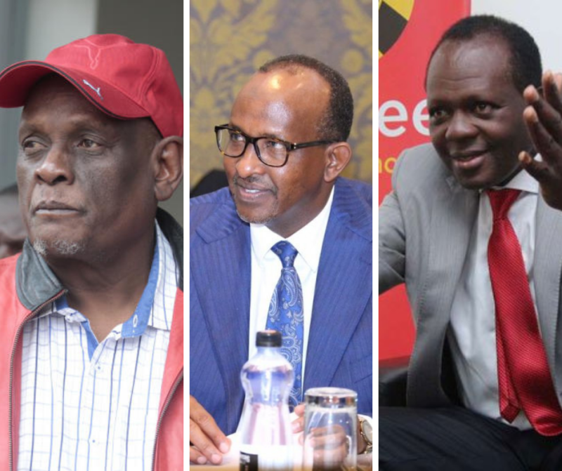 MP Aden Duale, Sec-Gen Raphael Tuju and Vice-Chair David Murathe.